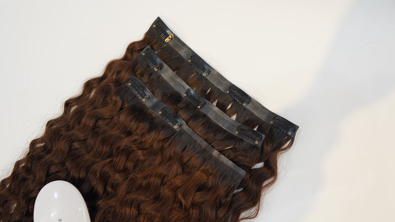 Curly Seamless Brown