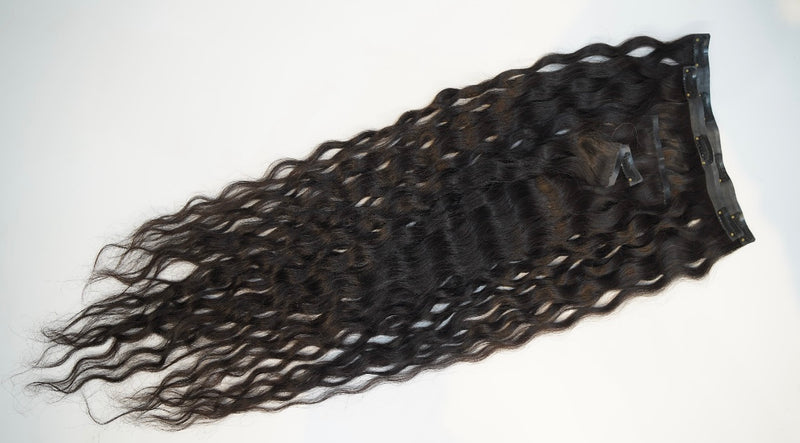 Curly Seamless Dark Brown
