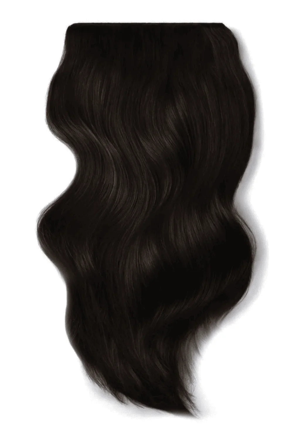 Weft Clip-In, Super Dark Brown